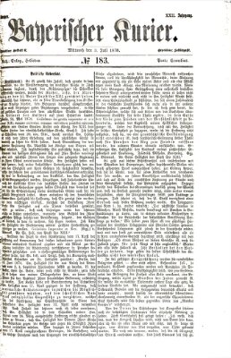 Bayerischer Kurier Mittwoch 3. Juli 1878