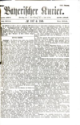 Bayerischer Kurier Montag 8. Juli 1878