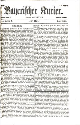 Bayerischer Kurier Dienstag 9. Juli 1878