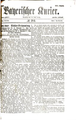 Bayerischer Kurier Dienstag 23. Juli 1878