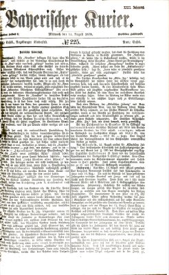 Bayerischer Kurier Mittwoch 14. August 1878