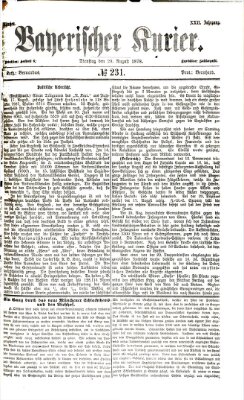 Bayerischer Kurier Dienstag 20. August 1878