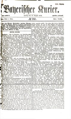 Bayerischer Kurier Freitag 30. August 1878