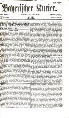 Bayerischer Kurier Samstag 31. August 1878