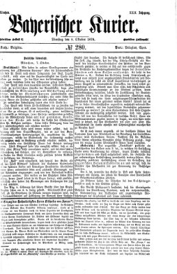 Bayerischer Kurier Dienstag 8. Oktober 1878