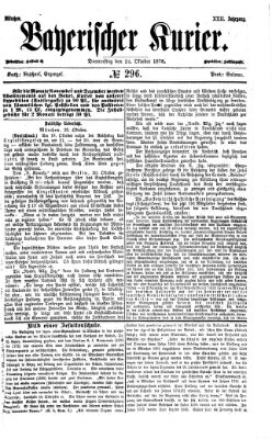 Bayerischer Kurier Donnerstag 24. Oktober 1878