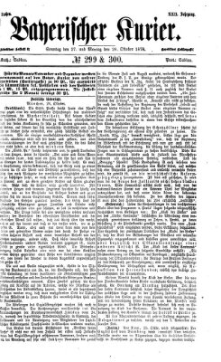 Bayerischer Kurier Montag 28. Oktober 1878