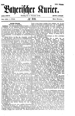 Bayerischer Kurier Dienstag 5. November 1878