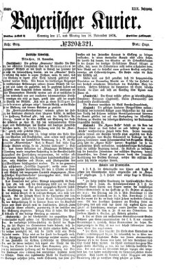 Bayerischer Kurier Sonntag 17. November 1878