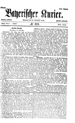 Bayerischer Kurier Mittwoch 20. November 1878