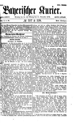 Bayerischer Kurier Montag 25. November 1878