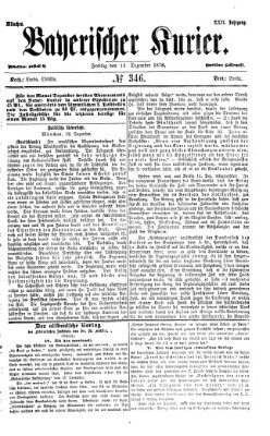 Bayerischer Kurier Freitag 13. Dezember 1878