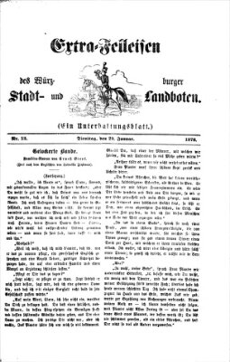 Extra-Felleisen (Würzburger Stadt- und Landbote) Dienstag 29. Januar 1878