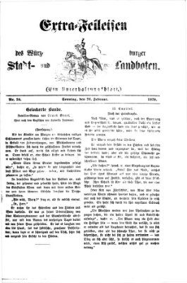 Extra-Felleisen (Würzburger Stadt- und Landbote) Sonntag 24. Februar 1878