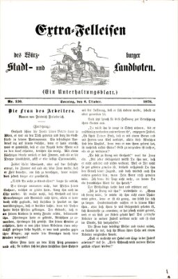 Extra-Felleisen (Würzburger Stadt- und Landbote) Sonntag 6. Oktober 1878