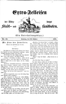 Extra-Felleisen (Würzburger Stadt- und Landbote) Sonntag 20. Oktober 1878