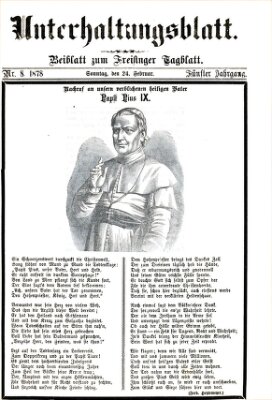 Freisinger Tagblatt (Freisinger Wochenblatt) Sonntag 24. Februar 1878