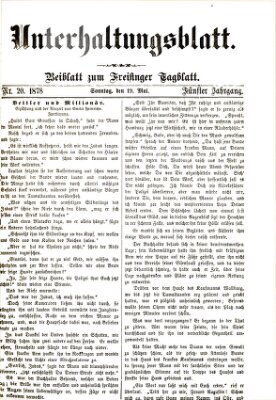 Freisinger Tagblatt (Freisinger Wochenblatt) Sonntag 19. Mai 1878