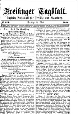 Freisinger Tagblatt (Freisinger Wochenblatt) Freitag 24. Mai 1878