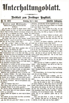 Freisinger Tagblatt (Freisinger Wochenblatt) Samstag 8. Juni 1878