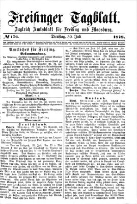 Freisinger Tagblatt (Freisinger Wochenblatt) Dienstag 30. Juli 1878