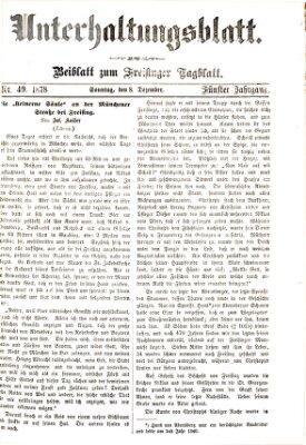 Freisinger Tagblatt (Freisinger Wochenblatt) Sonntag 8. Dezember 1878