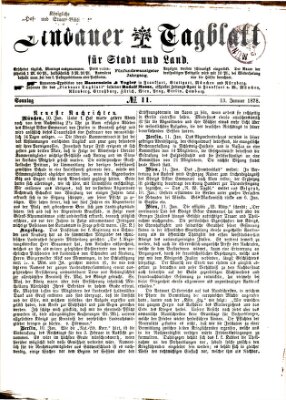 Lindauer Tagblatt für Stadt und Land Sonntag 13. Januar 1878