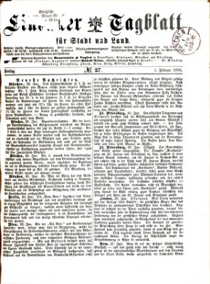 Lindauer Tagblatt für Stadt und Land Freitag 1. Februar 1878