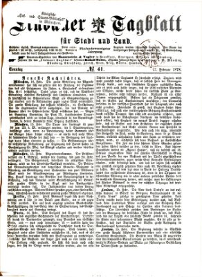 Lindauer Tagblatt für Stadt und Land Sonntag 17. Februar 1878