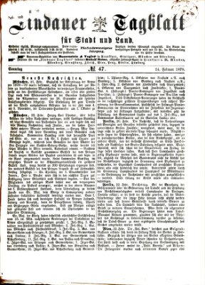 Lindauer Tagblatt für Stadt und Land Sonntag 24. Februar 1878