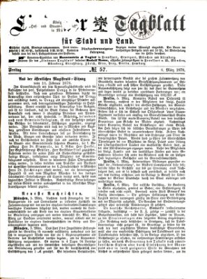 Lindauer Tagblatt für Stadt und Land Freitag 8. März 1878