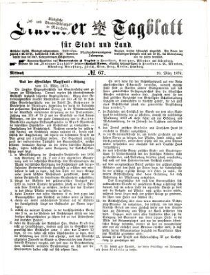 Lindauer Tagblatt für Stadt und Land Mittwoch 20. März 1878