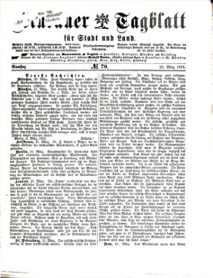 Lindauer Tagblatt für Stadt und Land Samstag 23. März 1878