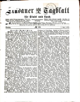 Lindauer Tagblatt für Stadt und Land Sonntag 7. April 1878