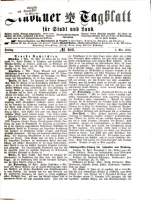 Lindauer Tagblatt für Stadt und Land Freitag 3. Mai 1878