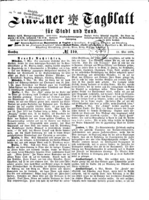 Lindauer Tagblatt für Stadt und Land Samstag 11. Mai 1878