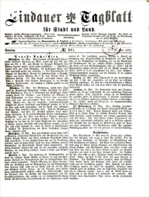 Lindauer Tagblatt für Stadt und Land Sonntag 12. Mai 1878