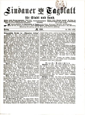 Lindauer Tagblatt für Stadt und Land Freitag 24. Mai 1878