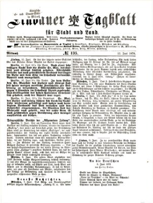 Lindauer Tagblatt für Stadt und Land Mittwoch 12. Juni 1878