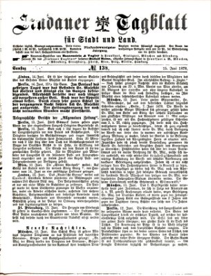 Lindauer Tagblatt für Stadt und Land Samstag 15. Juni 1878