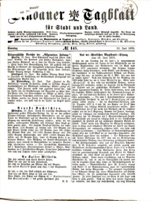 Lindauer Tagblatt für Stadt und Land Sonntag 23. Juni 1878