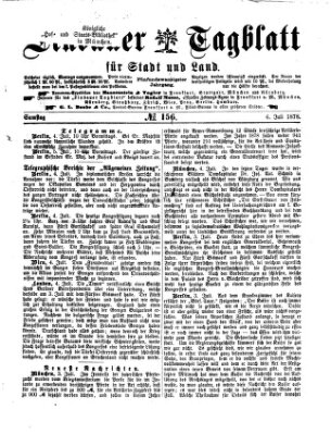 Lindauer Tagblatt für Stadt und Land Samstag 6. Juli 1878