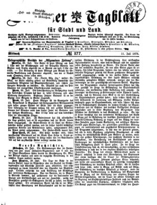 Lindauer Tagblatt für Stadt und Land Mittwoch 31. Juli 1878