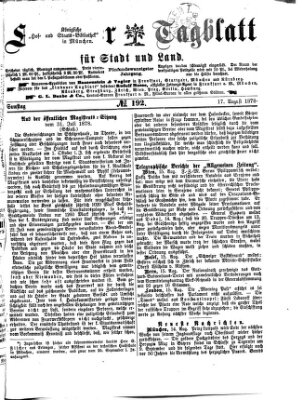 Lindauer Tagblatt für Stadt und Land Samstag 17. August 1878