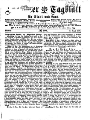 Lindauer Tagblatt für Stadt und Land Mittwoch 21. August 1878