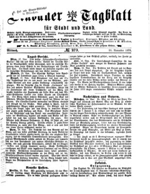 Lindauer Tagblatt für Stadt und Land Mittwoch 20. November 1878