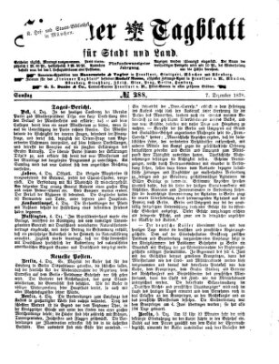 Lindauer Tagblatt für Stadt und Land Samstag 7. Dezember 1878