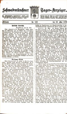 Schwabmünchner Tages-Anzeiger Mittwoch 22. Mai 1878