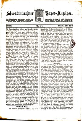 Schwabmünchner Tages-Anzeiger Dienstag 28. Mai 1878