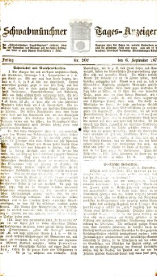 Schwabmünchner Tages-Anzeiger Freitag 6. September 1878